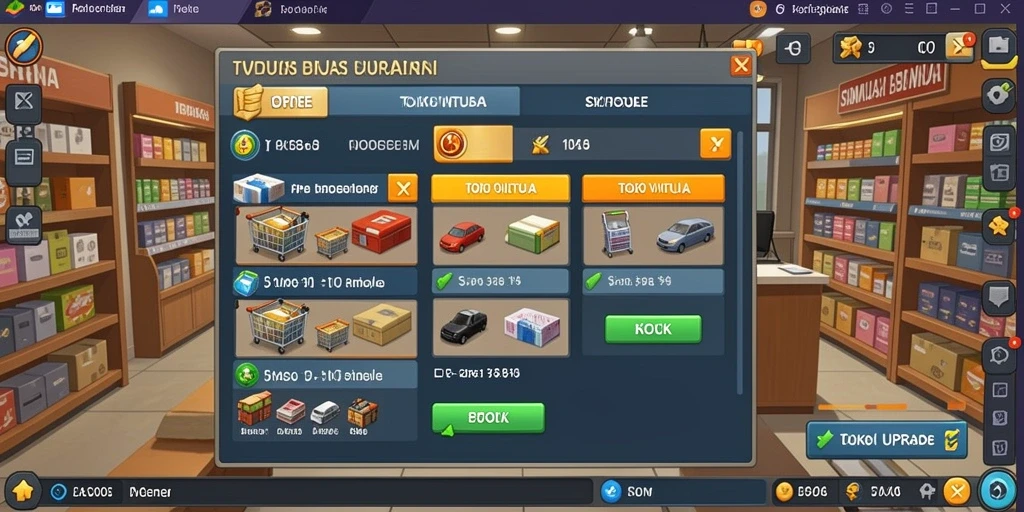 Screenshot menggambarkan antarmuka pengguna yang ramah.